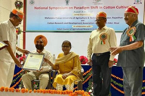 World renowned soft scientist Dr. Lakhwinder Singh Randhawa awarded for soft research