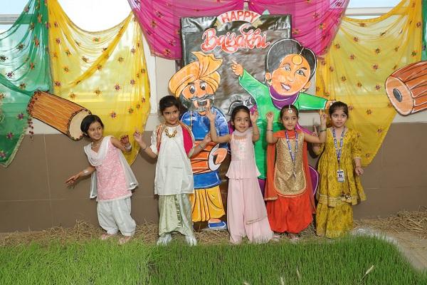 Various activities on the occasion of Baisakhi at BCM Arya International School